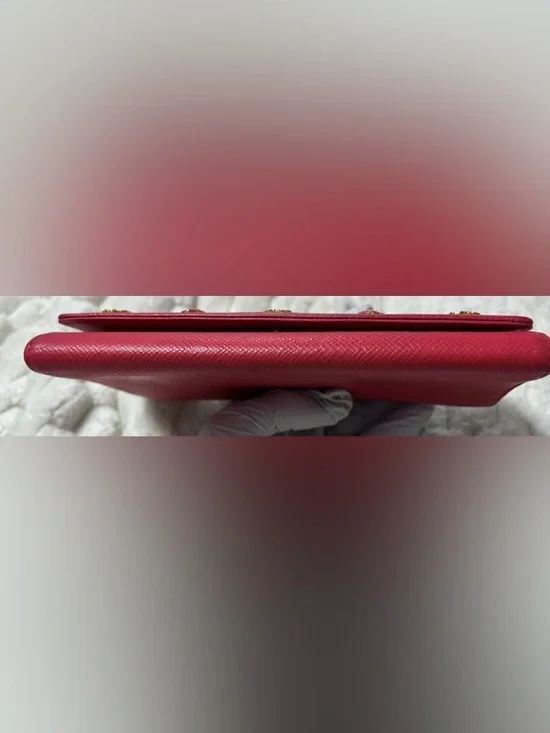 MCM Hot Pink Continental Trifold Wallet - Picture 6 of 15